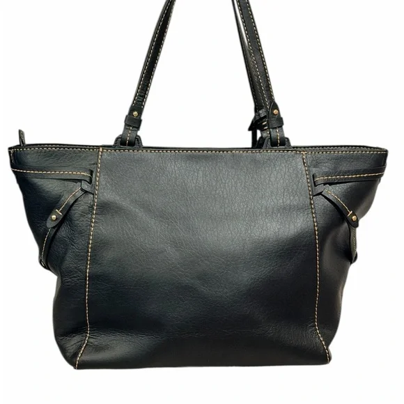 Lauren Ralph Lauren Sheldon Leather Tote Black - Picture 6 of 16